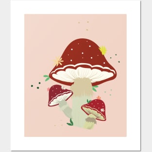 Mushroom Girl Posters and Art